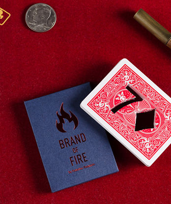 BRAND OF FIRE / RED (Gimmicks and Online Instructions) by Federico Poeymiro - Trick