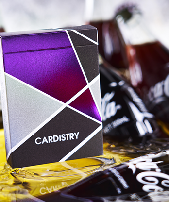 Purple Cardistry Playing Cards by BOCOPO
