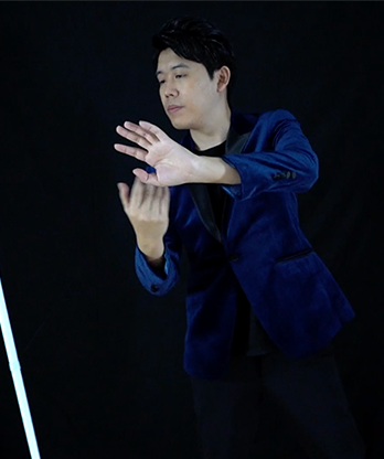 Dancing Vanishing Cane V2 / WHITE  (D.V.C.) by Magiclism