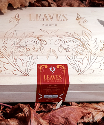 Leaves Autumn Edition Collector's Box Set Playing Cards by Dutch Card House Company