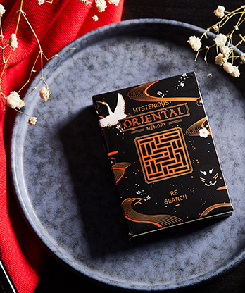 Oriental Memory Black playing Cards