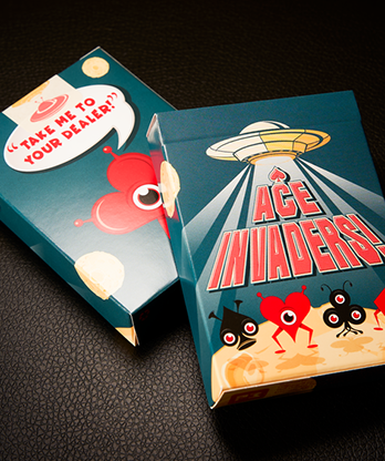 Ace Invaders Playing Cards