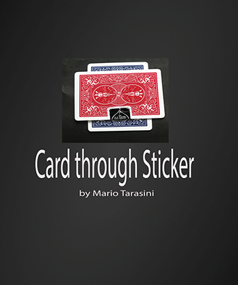 Card through Sticker by Mario Tarasini video DOWNLOAD