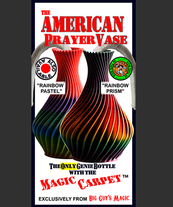 The American Prayer Vase Genie Bottle RAINBOW PRISM by Big Guy's Magic- Trick