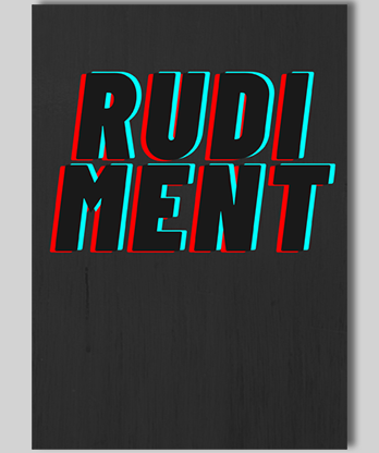 RUDIMENT by Chris Rawlins - Book