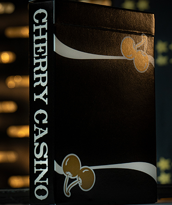 Cherry Casino (Monte Carlo Black and Gold) Playing Cards by Pure Imagination Projects