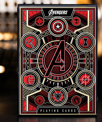 Avengers: Red Edition Playing Cards by theory11