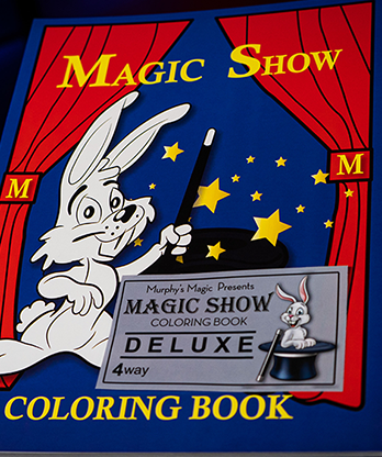 MAGIC SHOW Coloring Book DELUXE (4 way) by Murphy's Magic