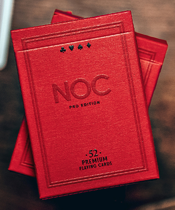 NOC Pro 2021 (Burgundy Red) Playing Cards