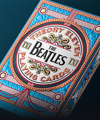 The Beatles (Blue) Playing Cards by theory11