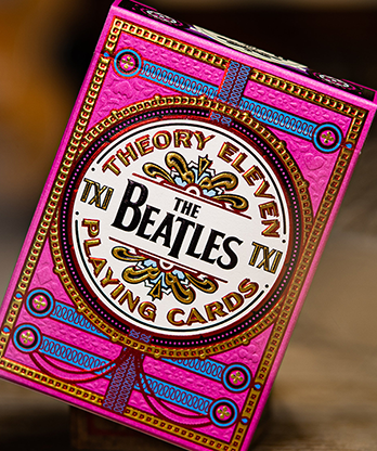 The Beatles (Pink) Playing Cards by theory11