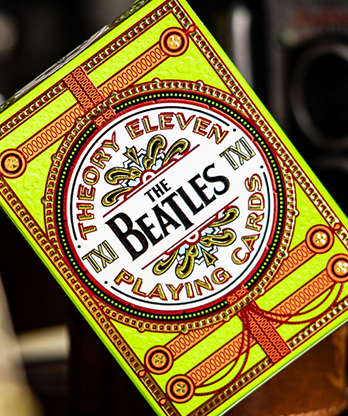The Beatles (Green) Playing Cards by theory11