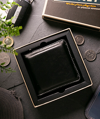 Easy Money Black Wallet (Gimmick and Online Instructions) by Spencer Kennard - Trick