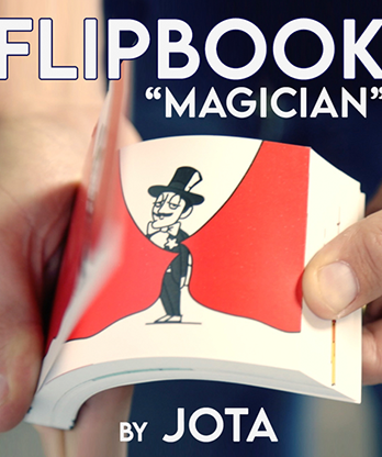 FLIP BOOK MAGICIAN (Gimmick and Online Instructions) by JOTA - Trick