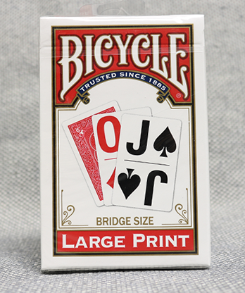 Bicycle Bridge (RED) Large Print by USPCC