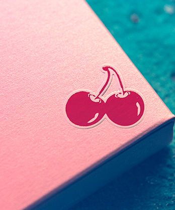 Cherry Casino House Deck Playing Cards (Flamingo Pink)