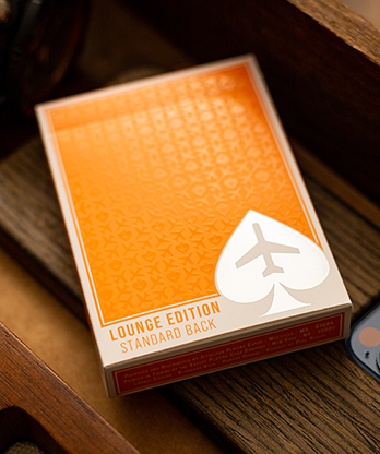 Lounge Edition in Hangar (Orange)  by Jetsetter Playing Cards