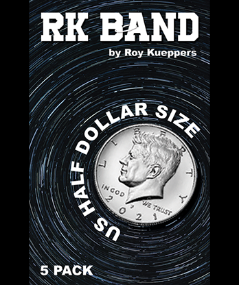 RK Bands Half Dollar Size For Flipper coins (5 per package) - Trick
