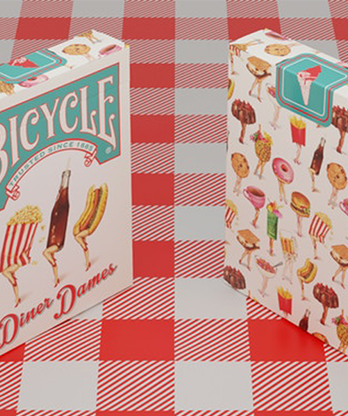 Bicycle Diner Dames Playing Cards by Kelly Gilleran