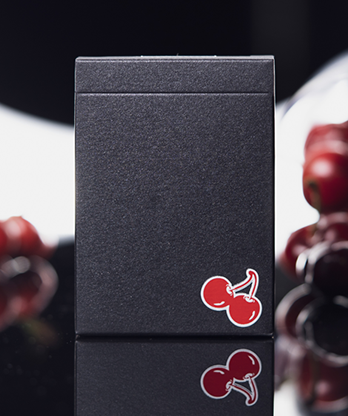 Cherry Casino House Deck Playing Cards True Black (Black Hawk)  by Pure Imagination Projects