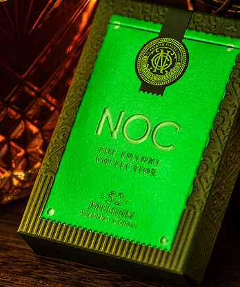 NOC (Green) The Luxury Collection Playing Cards by Riffle Shuffle x The House of Playing Cards