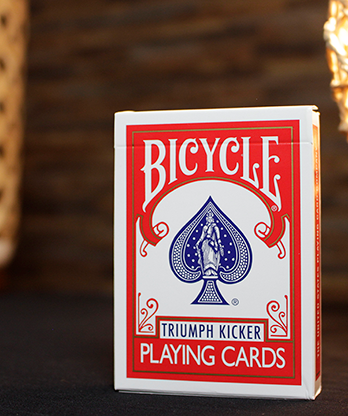 Bicycle Triumph Kicker Deck Red by Anthony Stan and Magic Smile Productions - Trick