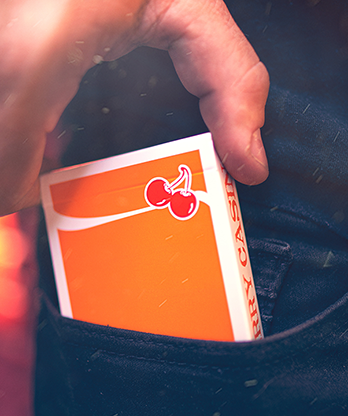 Cherry Casino Summerlin Sunset (Orange) Playing Cards by Pure Imagination Projects