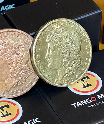 Replica Golden Morgan Scotch and Soda Magnetic (Gimmicks and Online Instructions) by Tango Magic - Trick