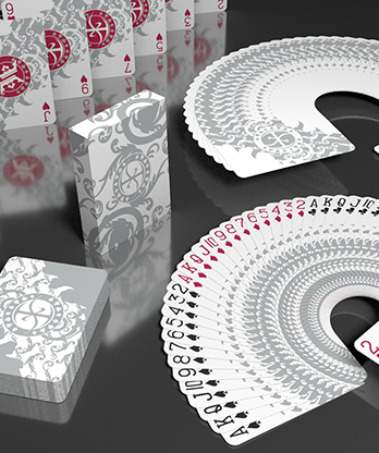 Pro XCM Ghost Playing Cards by by De'vo vom Schattenreich and Handlordz