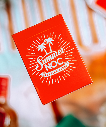 Summer NOC Pro Sunset (Orange) Playing Cards