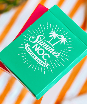 Summer NOC Pro Sunrise (Teal) Playing Cards