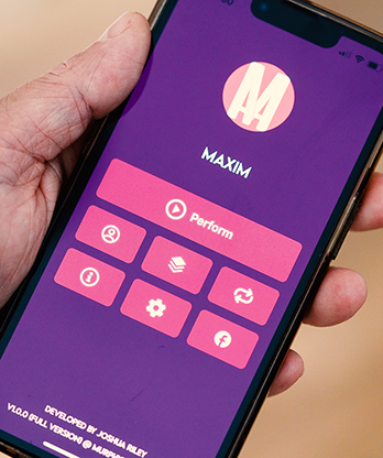 Maxim Physical Copy (App & Online Instruction) by Lloyd Barnes - Trick