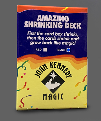 Amazing Shrinking Deck BLUE by John Kennedy Magic - Trick