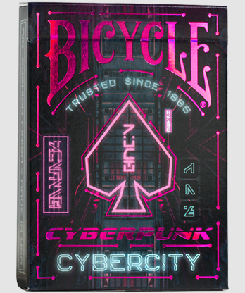 Bicycle Cyberpunk Cybercity Playing Cards by US Playing Card Co