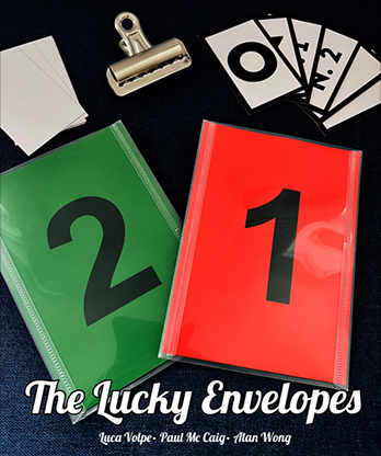 The Lucky Envelopes (Gimmicks and Online Instructions) by Luca Volpe, Paul McCaig,  and Alan Wong - Trick