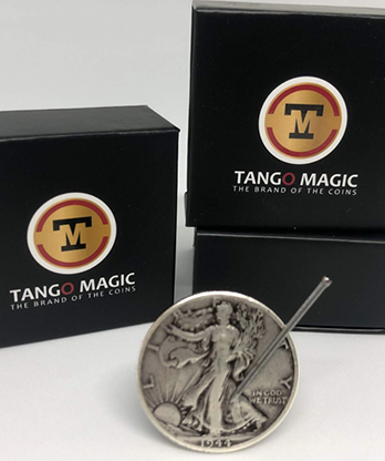 Replica Walking Liberty Magnetic Coin (Gimmicks and Online Instructions) by Tango - Trick