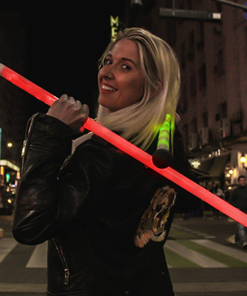 Luminous Dancing Cane RED by Magica Rocio - Trick