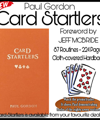 Card Startlers by Paul Gordon - Book