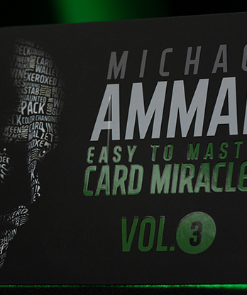 Easy to Master Card Miracles (Gimmicks and Online Instruction) Volume 3 by Michael Ammar - Trick