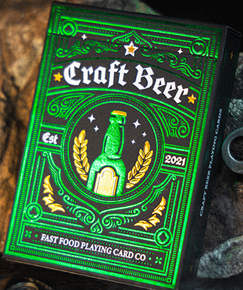Beer Playing Cards by Fast Food Playing Card Company