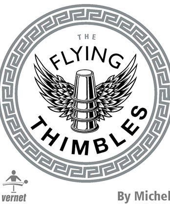 The Flying Thimbles (Gimmick and Online Instructions) by Vernet Magic - Trick