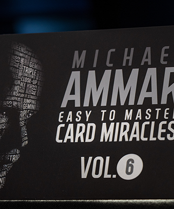 Easy to Master Card Miracles (Gimmicks and Online Instruction) Volume 6 by Michael Ammar - Trick