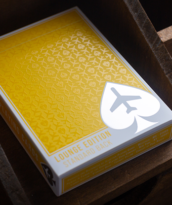 Lounge Edition in Taxiway Yellow by Jetsetter Playing Cards