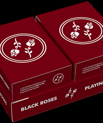 Black Roses Edelrot Mini Playing Cards (Collector's Box)