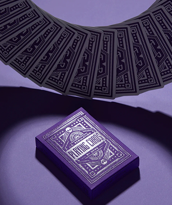 DKNG (Purple Wheel) Playing Cards by Art of Play