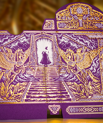 Gods of Norse Purple Royale Playing Cards