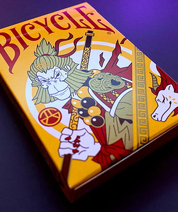 Bicycle Wukong Rebellion (Yellow) Playing Cards
