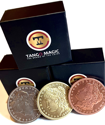Follow the Silver Morgan Replica (Gimmicks and Online Instructions) by Tango - Trick