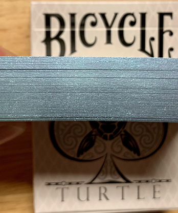 Gilded Bicycle Turtle (Sea) Playing Cards
