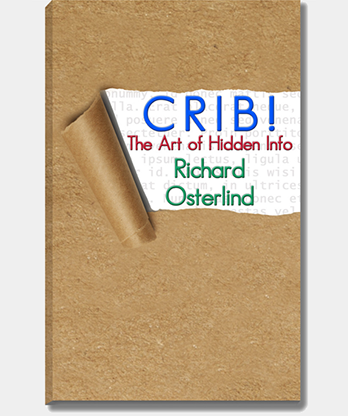 Crib! the Art of Hidden Info by Richard Osterlind - Book